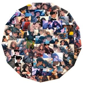 🀄️Manga Couple Sticker Set-Waterproof🀄️